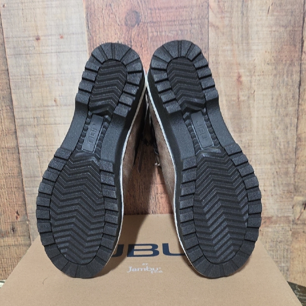 JBU Brown Quilted Lace-Up Ankle Boot - Picture 9 of 10